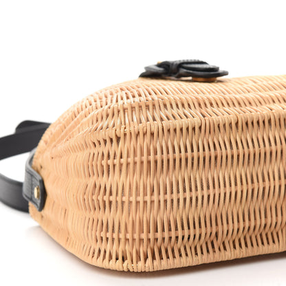Gucci Wicker Vimni Shoulder Bag Natural 8 of 9