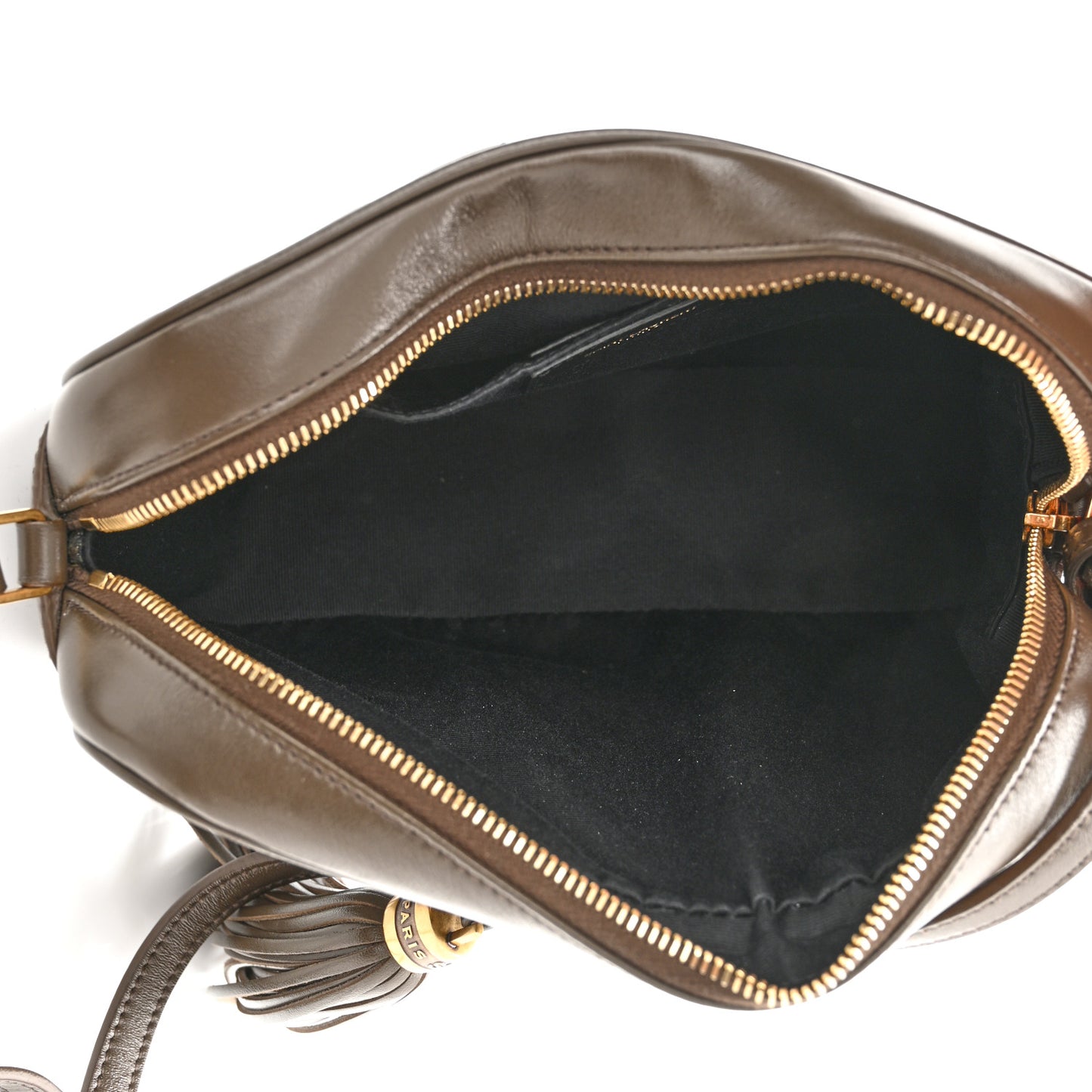 Calfskin Matelasse Monogram Lou Camera Bag Military Olive
