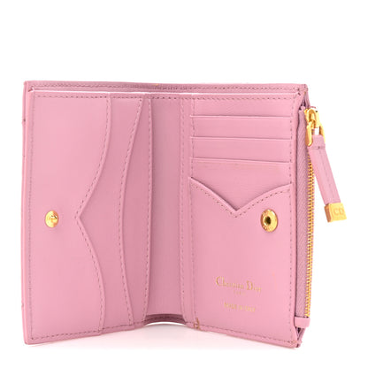 Christian Dior Lambskin Cannage Jolie Dahlia Wallet Cherry Blossom Pink 5 of 10