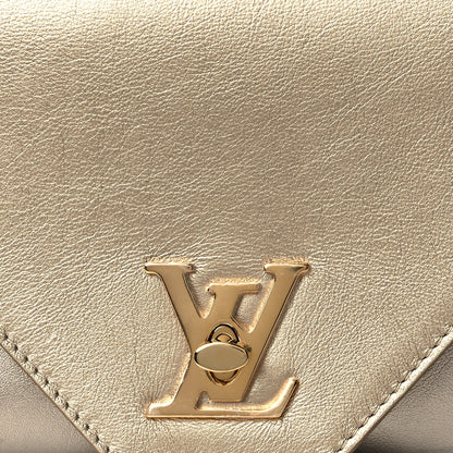 Louis Vuitton Metallic Calfskin Love Note Gold Silver 7 of 10