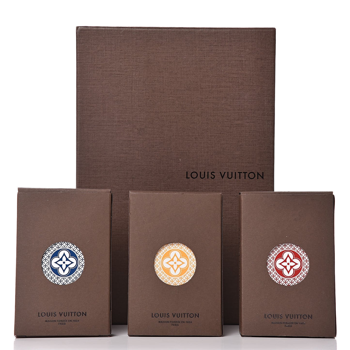 Monogram Fleur 3 Pack Playing Cards