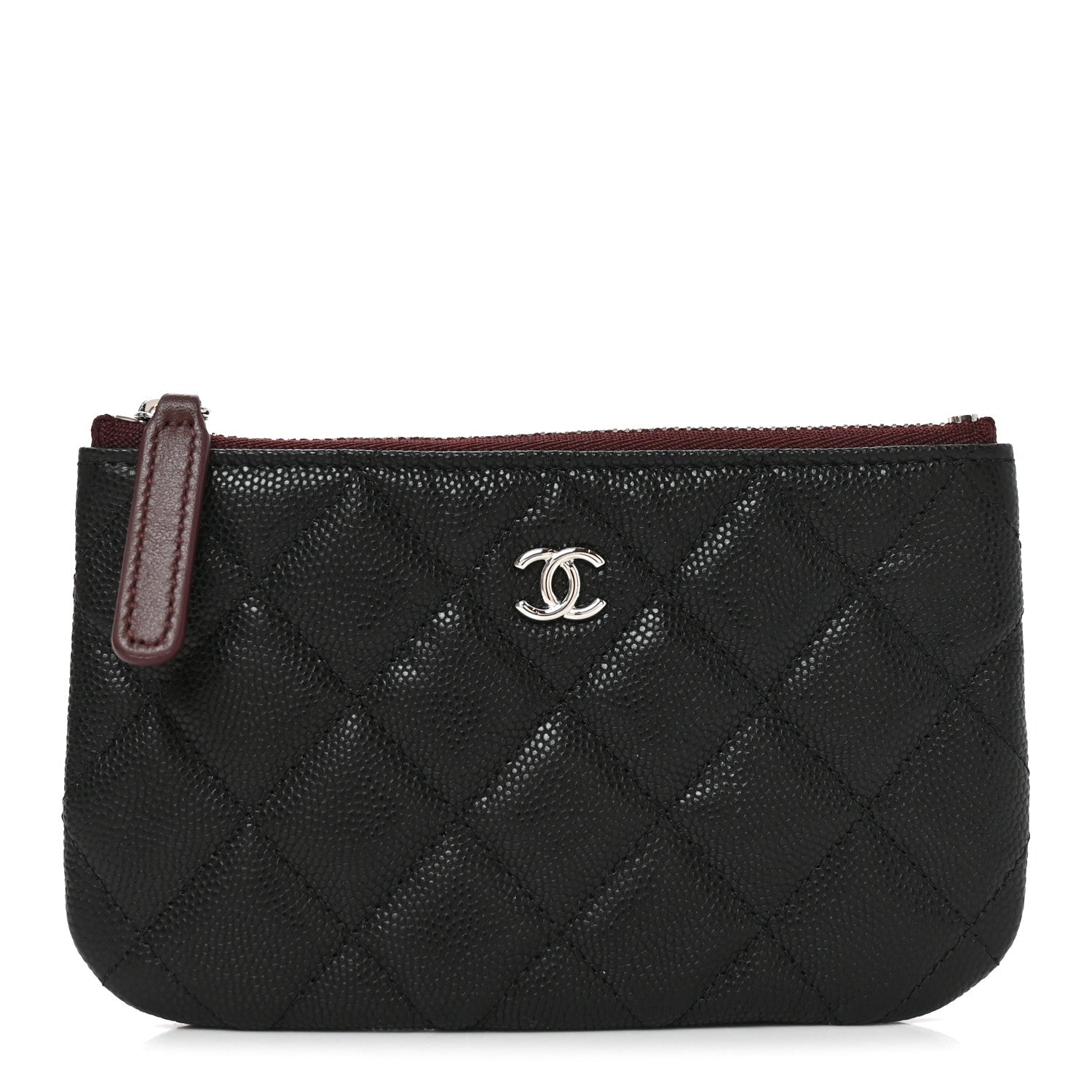 Chanel Caviar Quilted Small Cosmetic Case Black 1 of 8