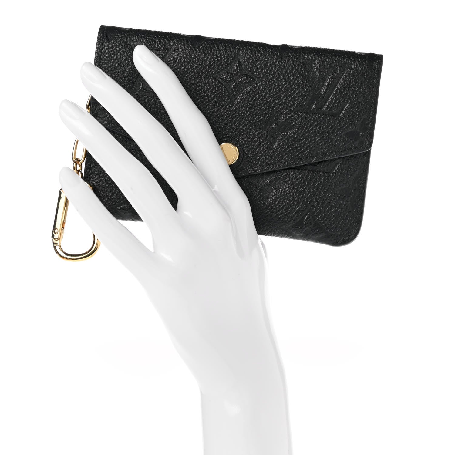 Louis Vuitton Empreinte Key Pouch Black 2 of 7