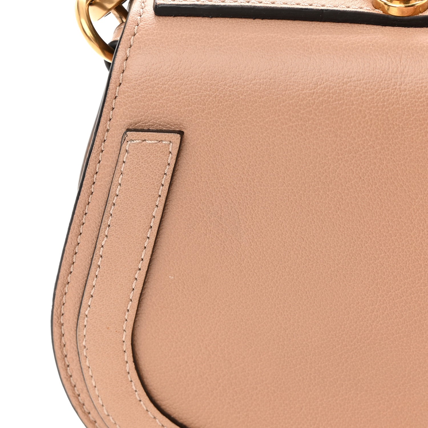 Chloe Calfskin Suede Small Nile Bracelet Bag Biscotti Beige 15 of 17