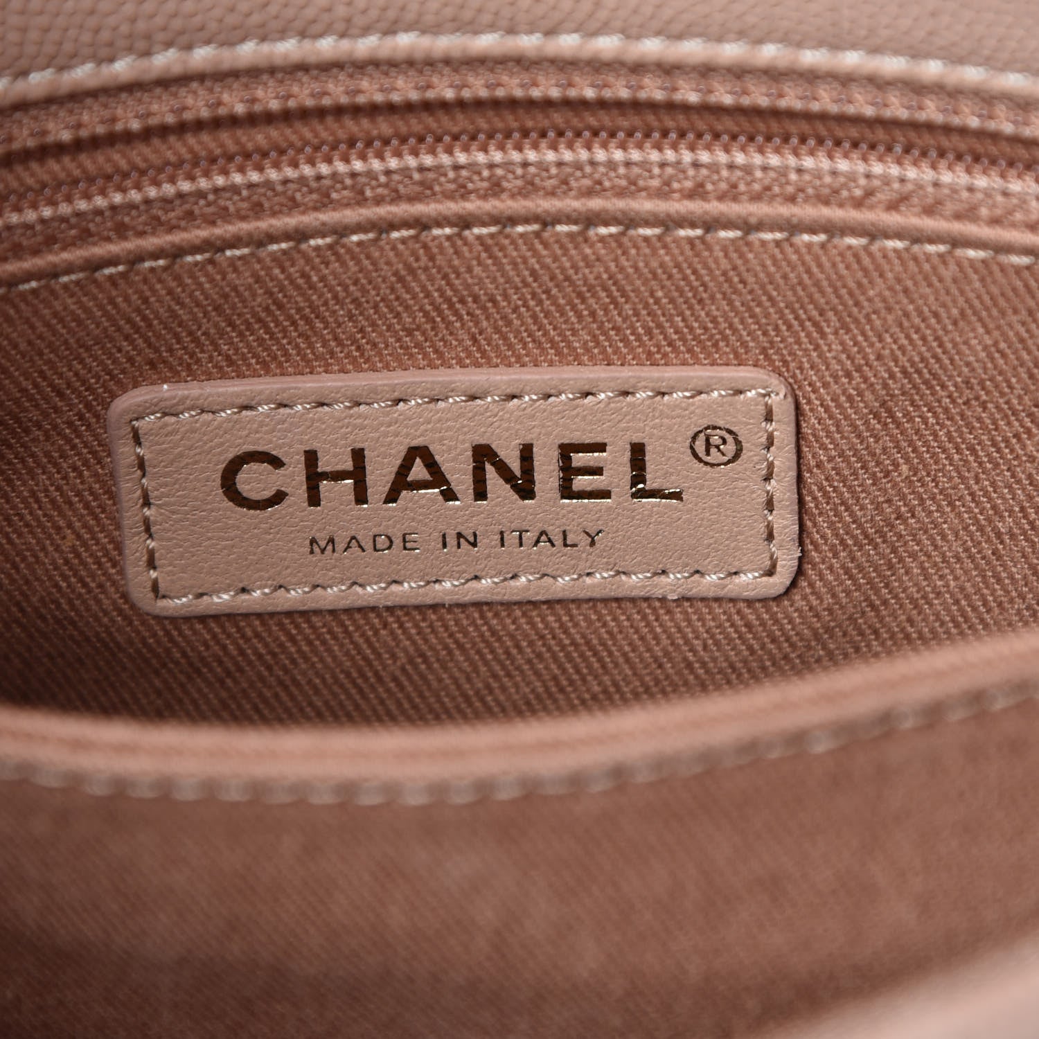 Chanel Caviar Quilted Mini Coco Handle Flap Beige 6 of 11