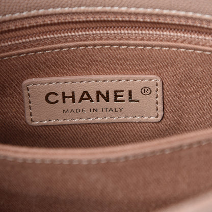 Chanel Caviar Quilted Mini Coco Handle Flap Beige 6 of 11