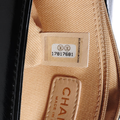 Chanel Glazed Calfskin Large Boy Flap Black 8 of 9