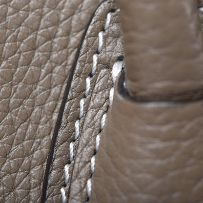 Celine Drummed Calfskin Nano Luggage Souris 11 of 19