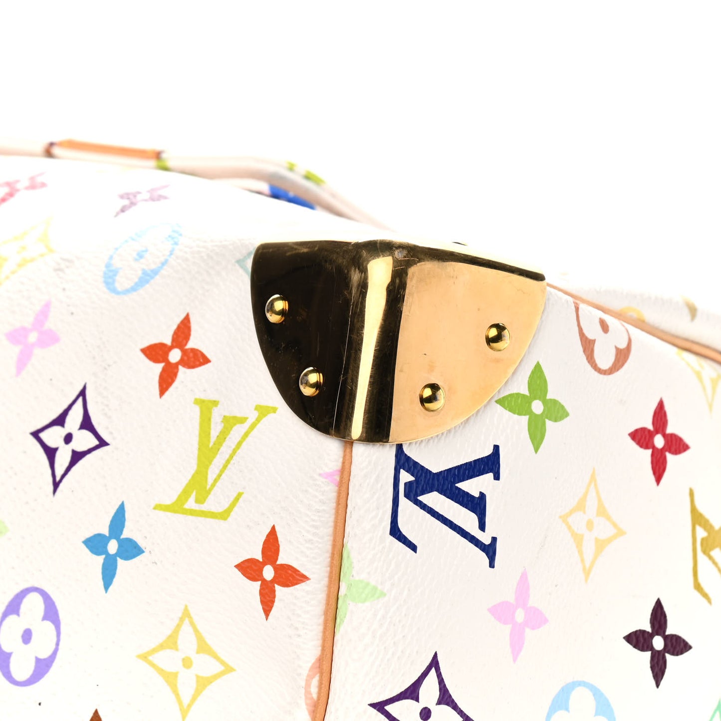 Monogram Multicolor Speedy 30 White