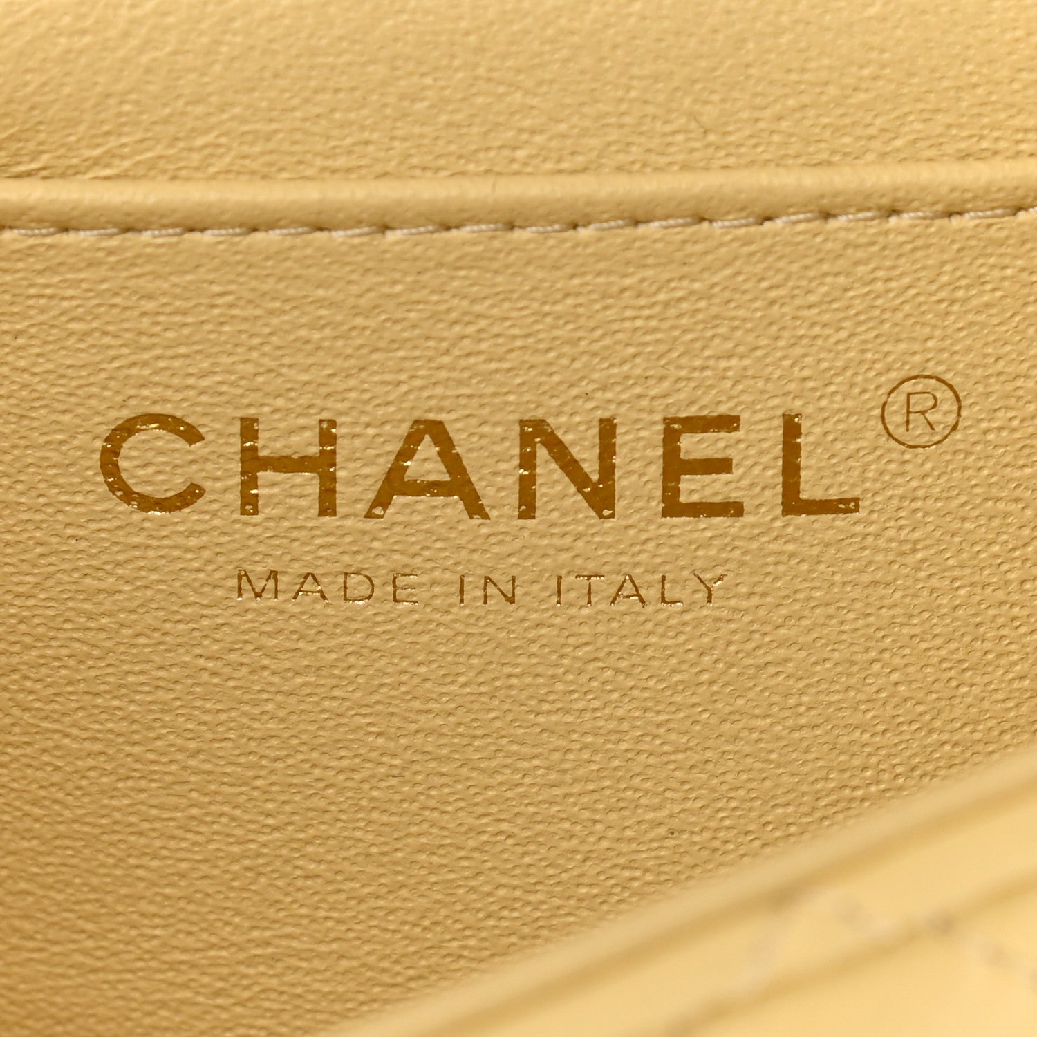 Chanel Lambskin Quilted Mini Rectangular Flap Yellow 9 of 20