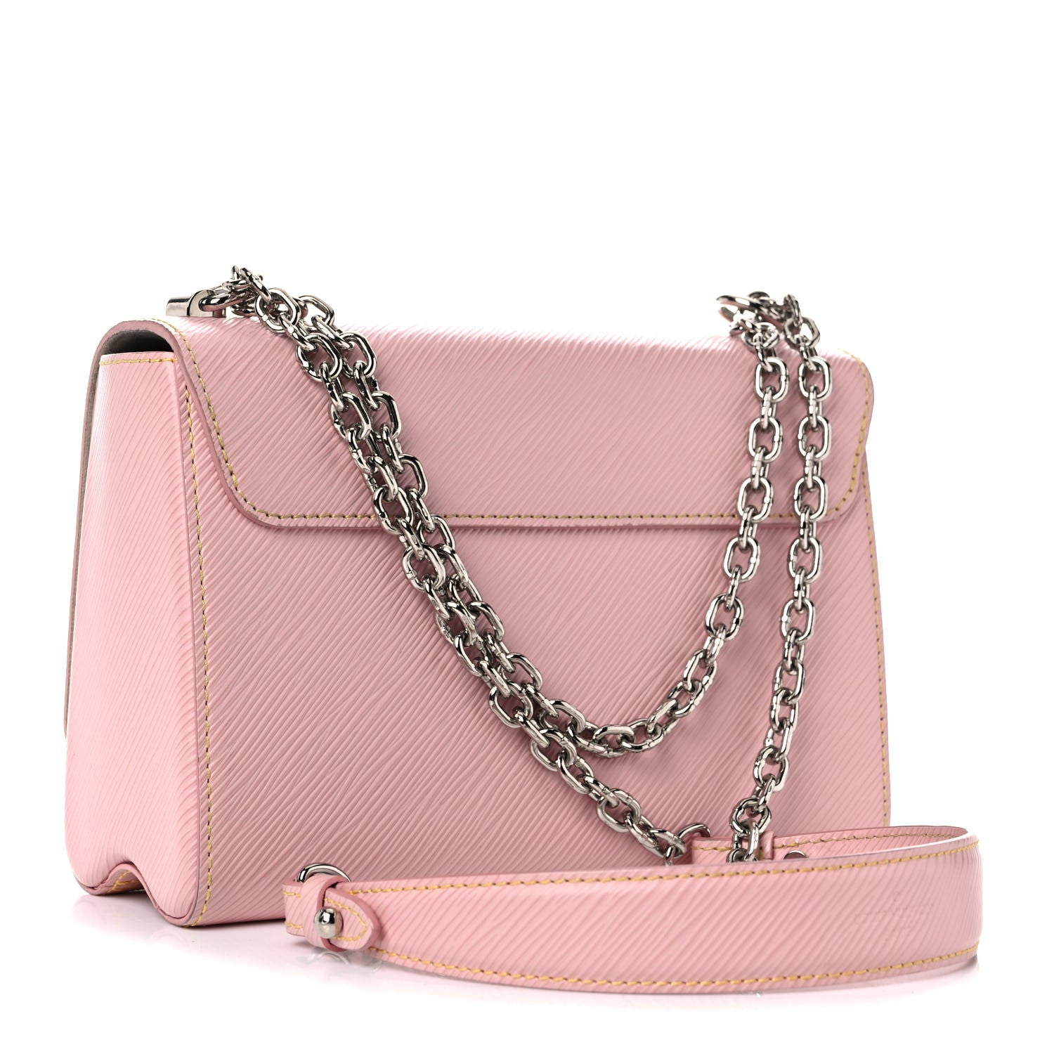 Louis Vuitton Epi Twist Shoulder Bag MM Rose Ballerine 3 of 13