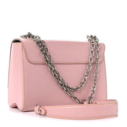 Louis Vuitton Epi Twist Shoulder Bag MM Rose Ballerine 3 of 13