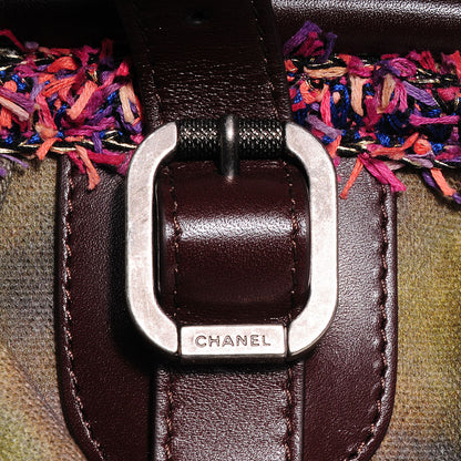 Chanel Washed Toile Graffiti On The Pavements Bowler Khaki Multicolor 7 of 9