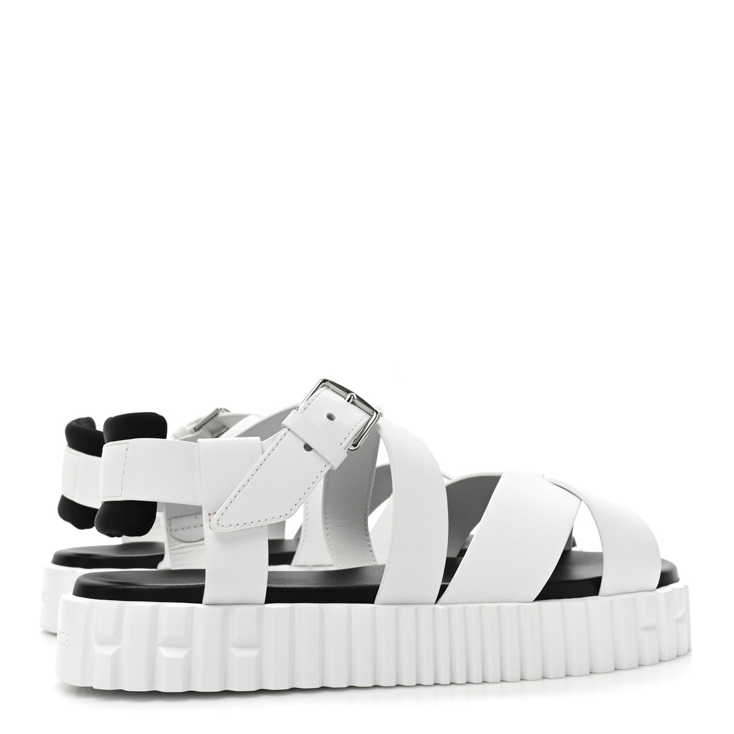 Calfskin Womens Everest Sandals 38 White
