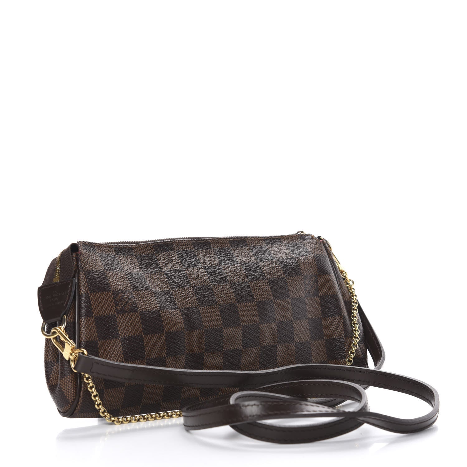Louis Vuitton Damier Ebene Eva Clutch 2 of 8