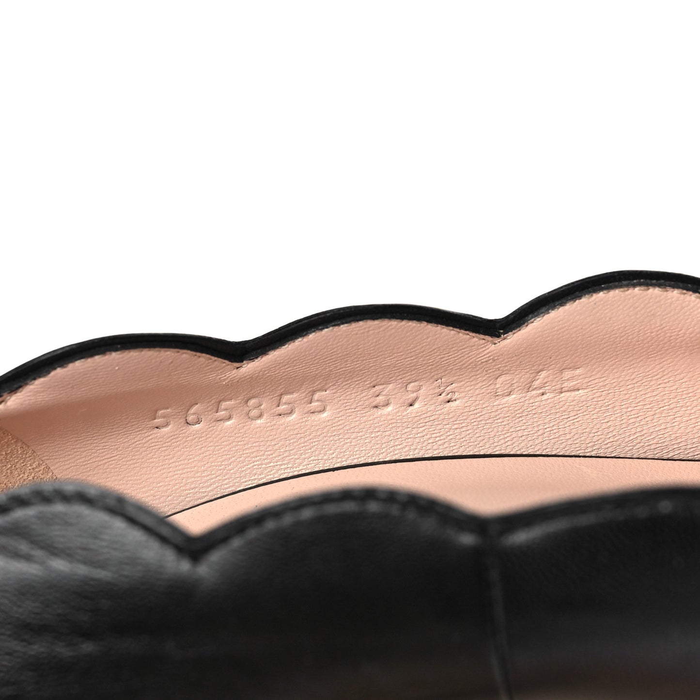 Malaga Kid Pearl Embellished Willow Loafer Pumps 39.5 Black