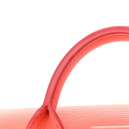 MCM Calfskin Ottomar Monogram Essential Small Backpack Hot Coral 15 of 19