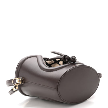 Valentino Garavani Toile Iconographe Nappa Mini Vlogo Signature Bucket Bag Naturale Black Fondant 4 of 9