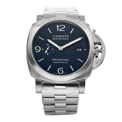 Panerai Stainless Steel 44mm Luminor Marina Specchio Blu Automatic Watch Blue PAM01316 1 of 5