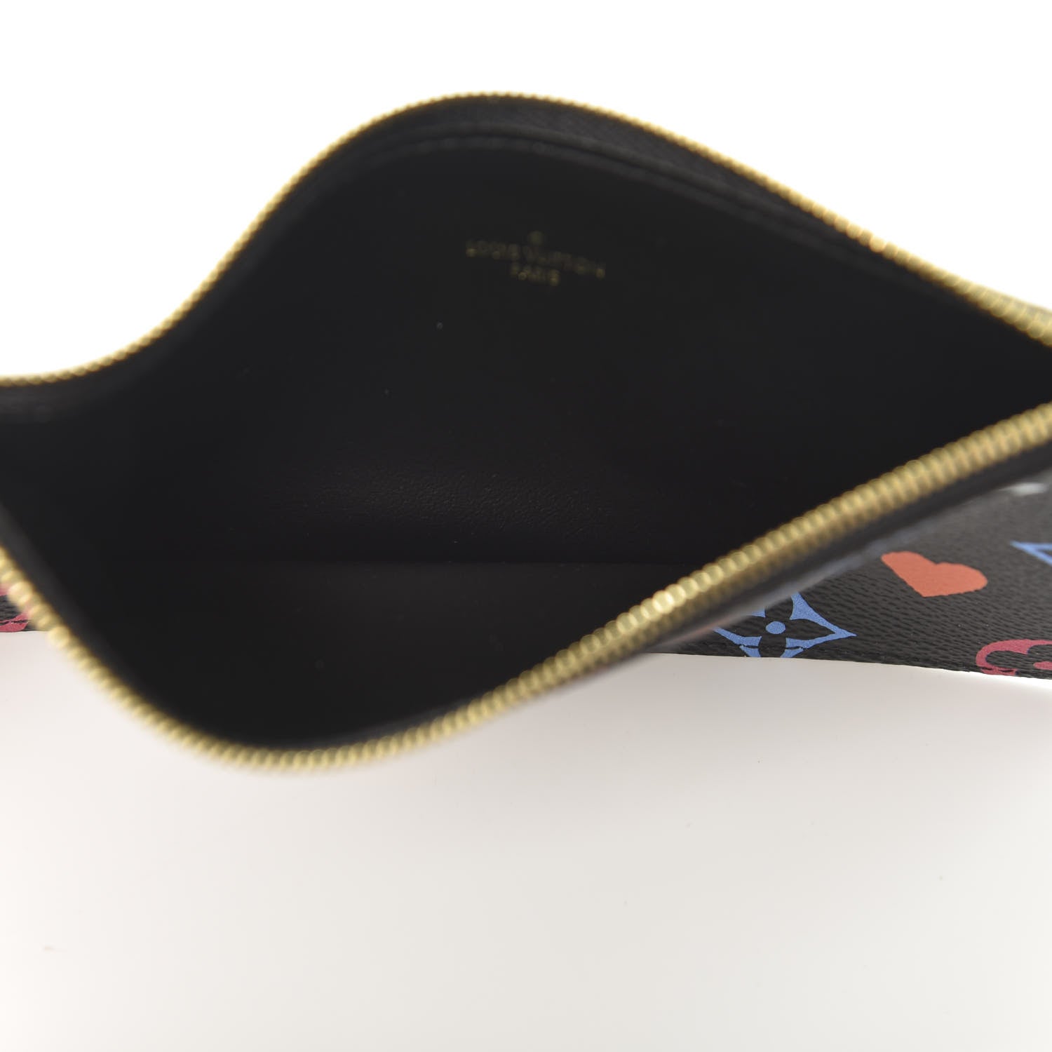 Louis Vuitton Game On Felicie Chain Wallet Zippered Insert Black 5 of 6