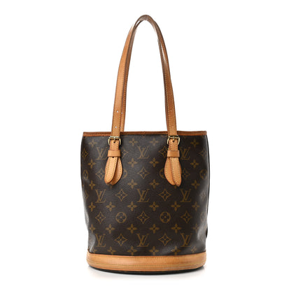 Louis Vuitton Monogram Petit Bucket 23 1 of 12