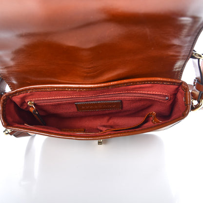 Burberry Haymarket Check Suede Brickfield Crossbody Brown 5 of 11