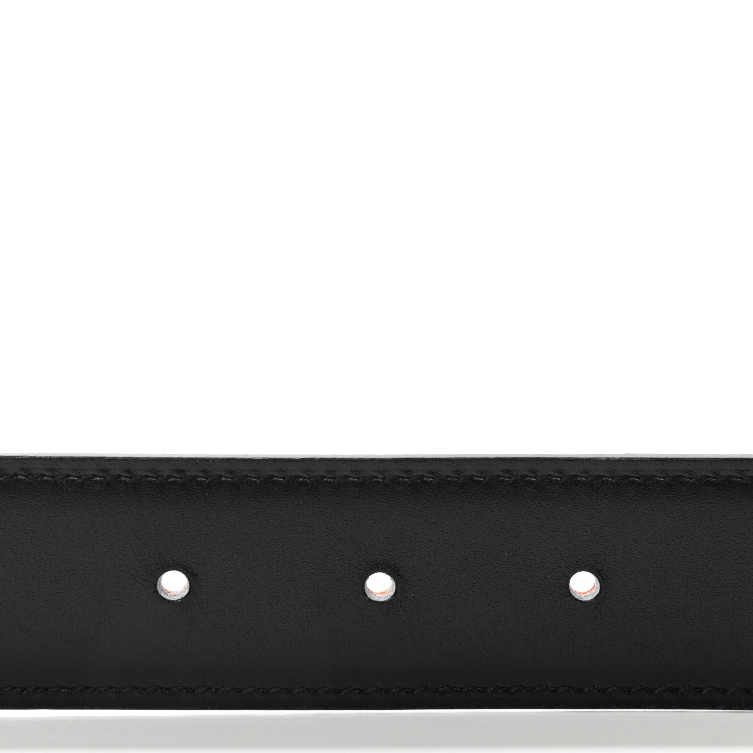 Hermes Swift Togo Constance H Belt 90 Black Orange 4 of 6