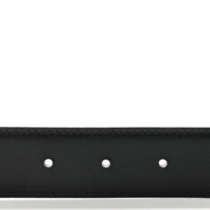 Hermes Swift Togo Constance H Belt 90 Black Orange 4 of 6