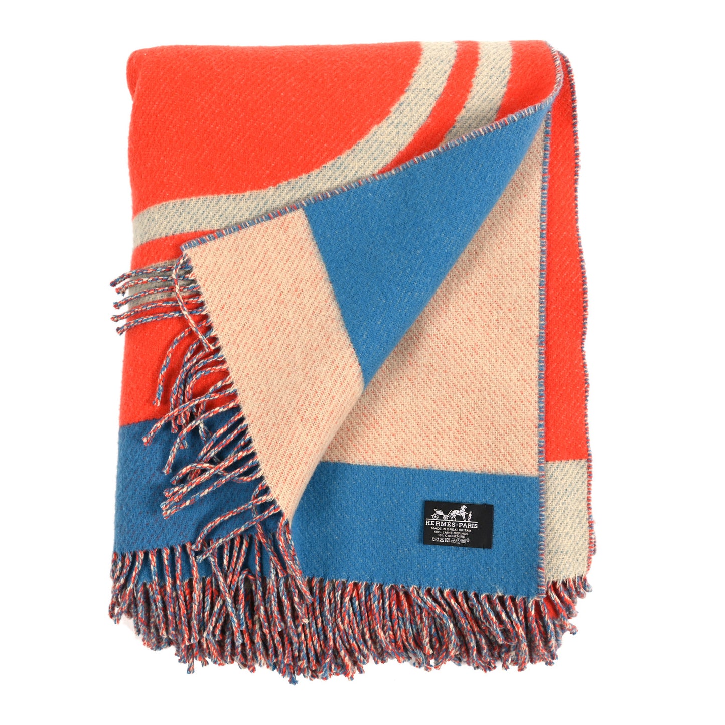 Cashmere Wool Brides De Gala Plaid Blanket
