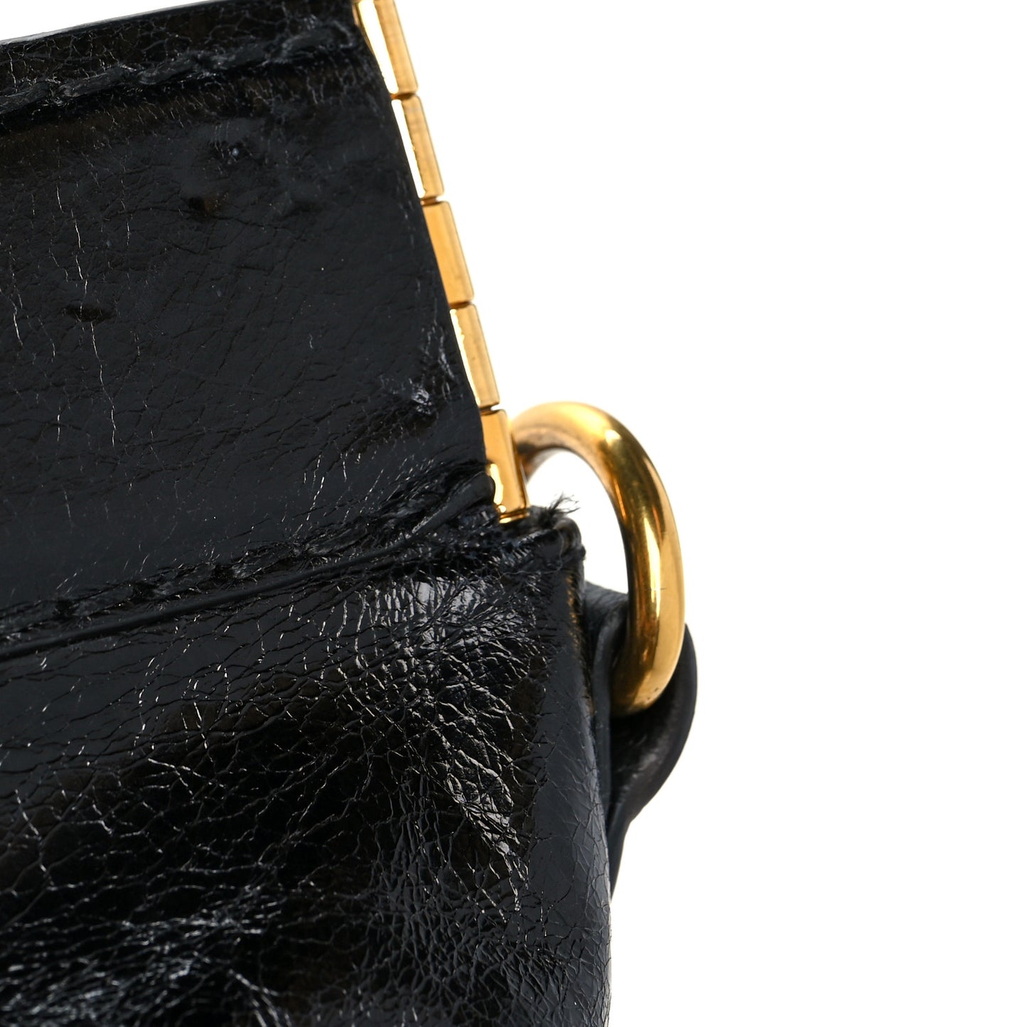 Glace Calf Tote Black
