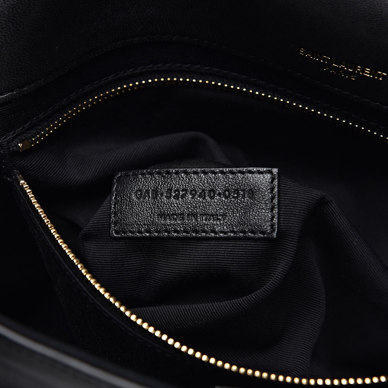 Saint Laurent Lambskin Patchwork Monogram Large Jamie Black 7 of 15