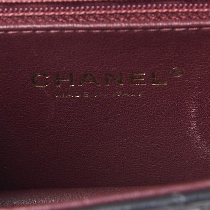 Chanel Sheepskin Quilted Beauty Lock Flap Black 8 of 9