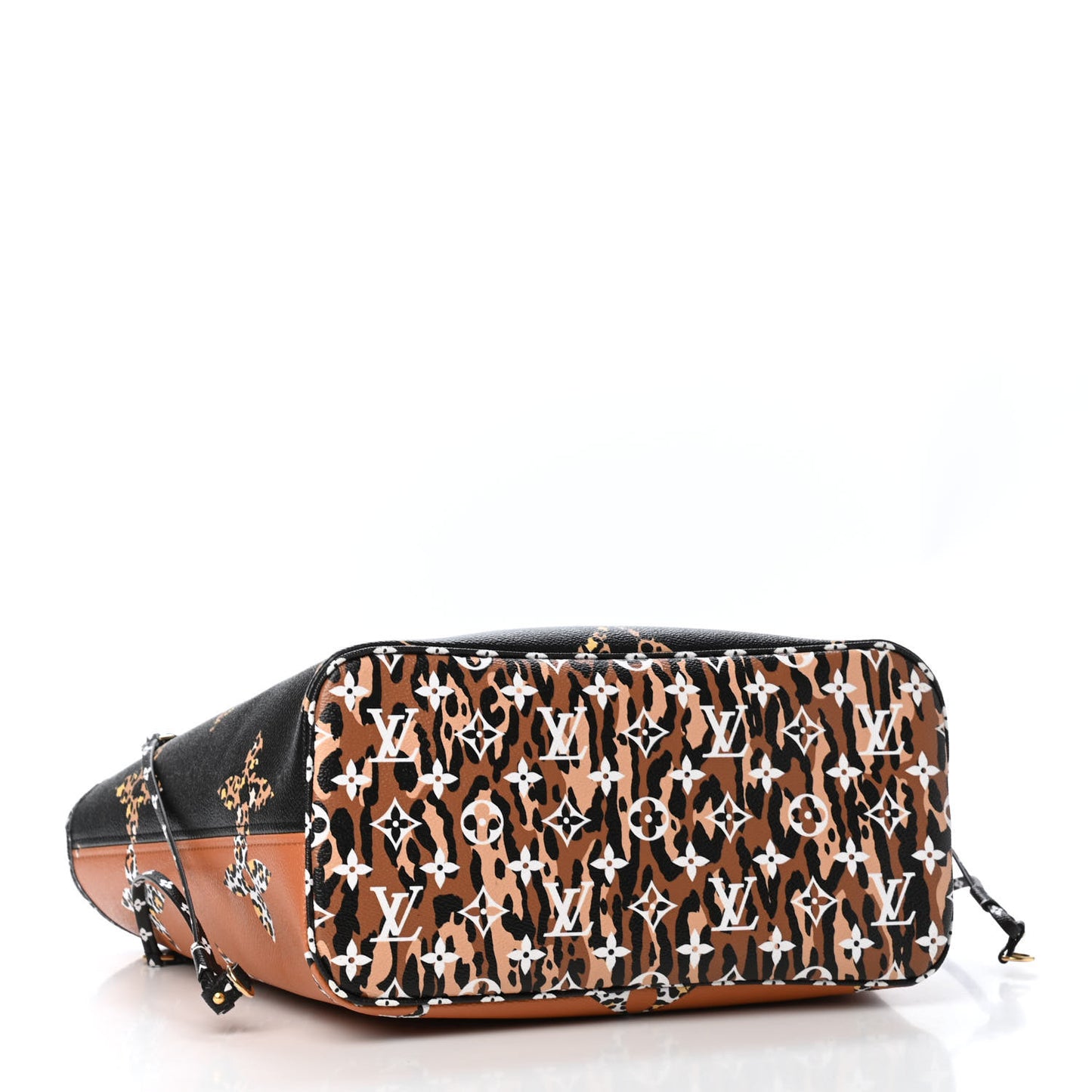 Monogram Giant Jungle Neverfull MM Black