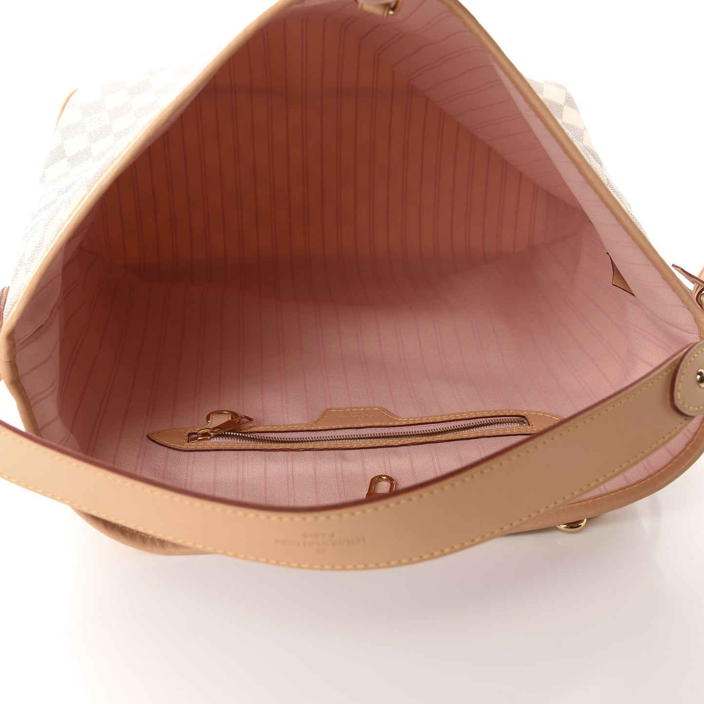 Damier Azur Delightful MM Rose Ballerine