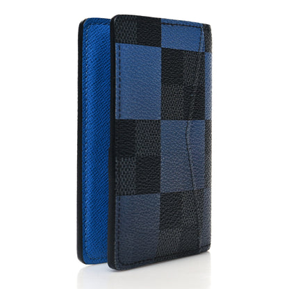 Louis Vuitton Damier Graphite Giant Pocket Organizer Blue 3 of 9