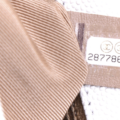 Chanel Iridescent Caviar Chevron Quilted Mini Coco Handle Flap White 17 of 27