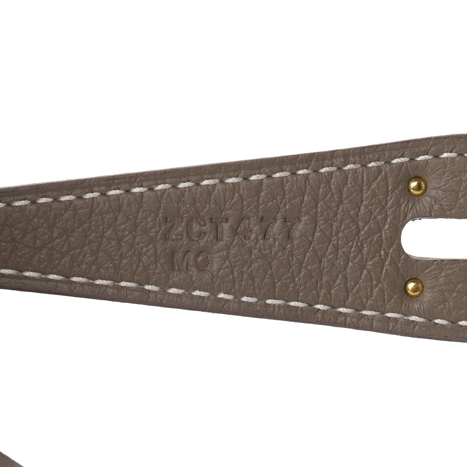 Hermes Taurillon Clemence Lindy 26 Etoupe 7 of 9