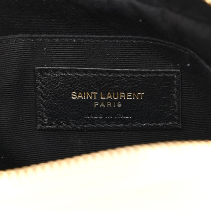 Saint Laurent Calfskin Matelasse Monogram Lou Camera Bag Crema Soft 6 of 11