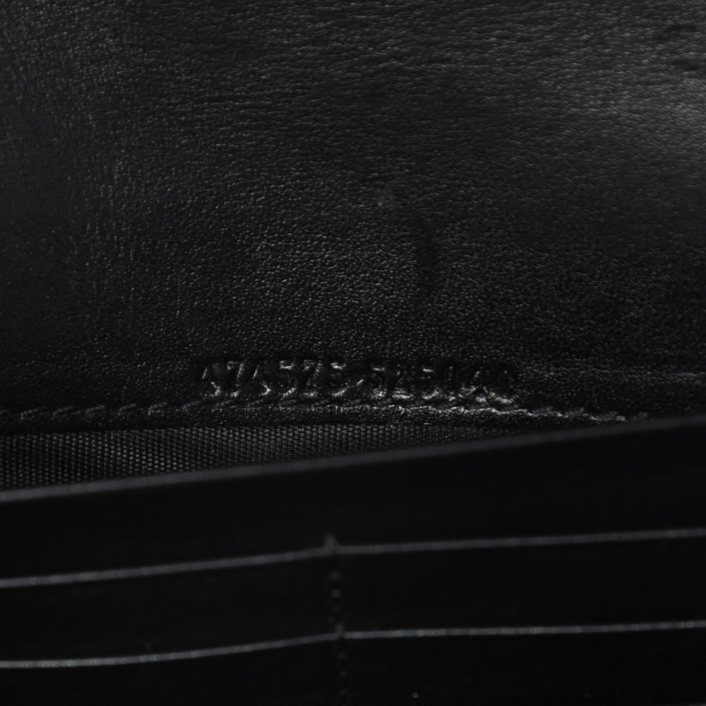 Calfskin Matelasse GG Marmont Chain Wallet Black