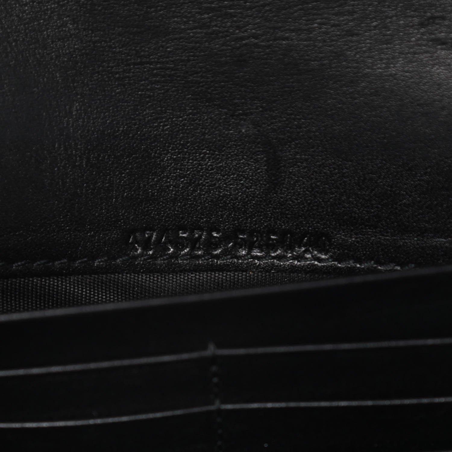 Gucci Calfskin Matelasse GG Marmont Chain Wallet Black 7 of 10
