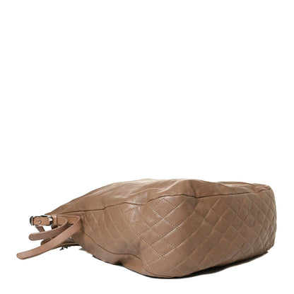 Jimmy Choo Lambskin Biker Hobo Beige 3 of 24