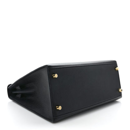 Hermes Epsom Kelly Sellier 28 Black 4 of 16