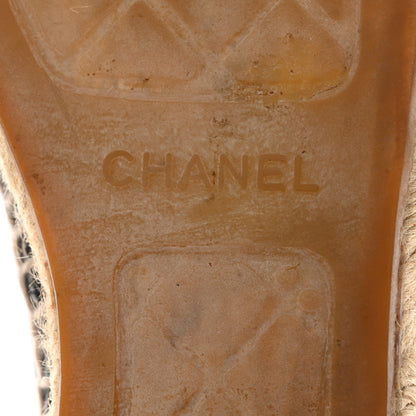 Chanel Lambskin CC Espadrilles 40 Black 8 of 10