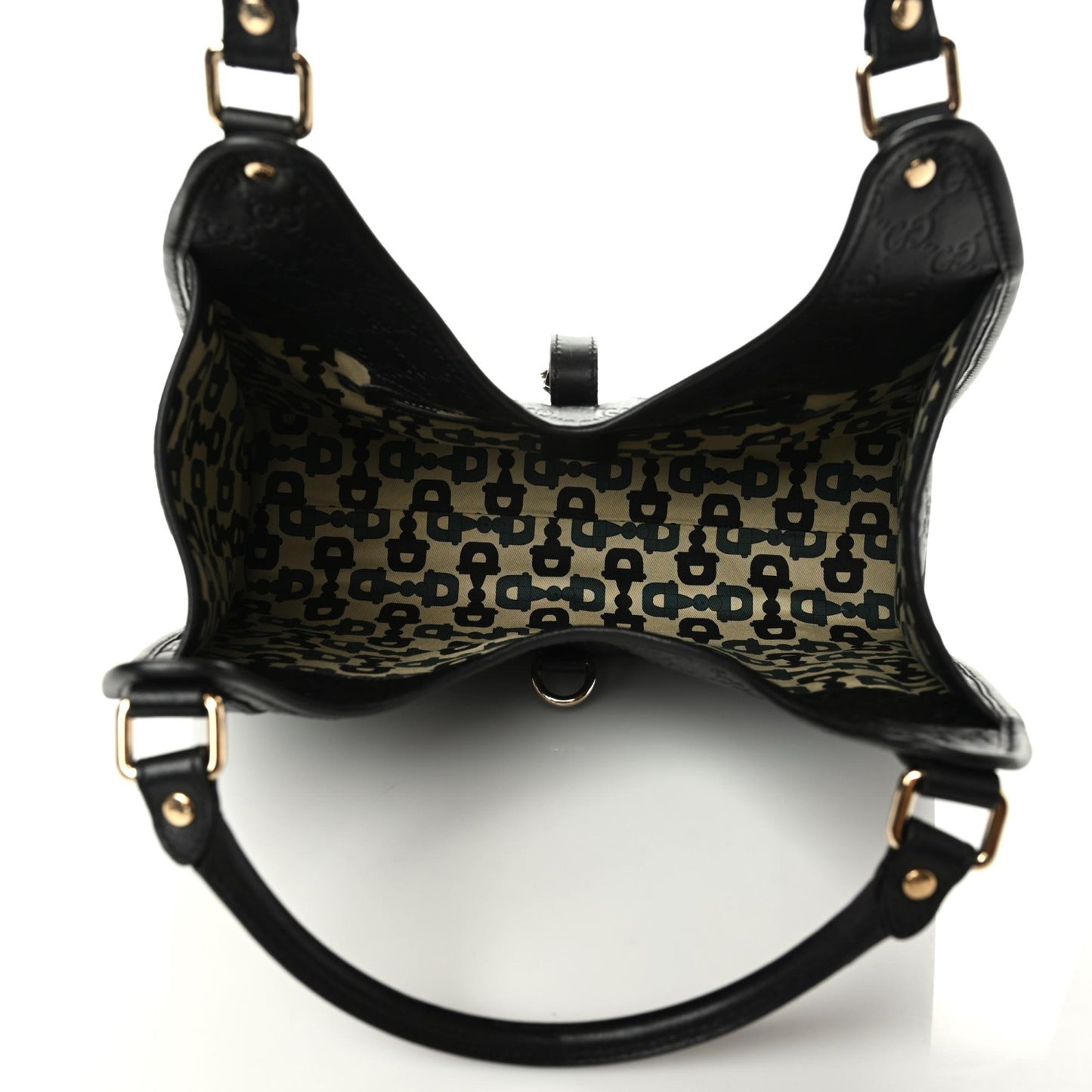 Guccissima Medium Joy Shoulder Bag Black
