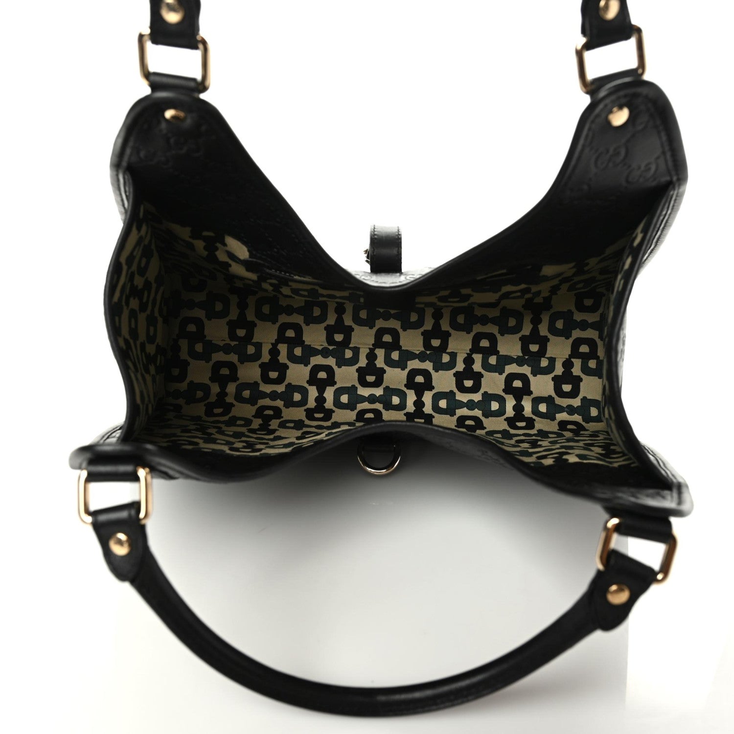 Gucci Guccissima Medium Joy Shoulder Bag Black 7 of 10