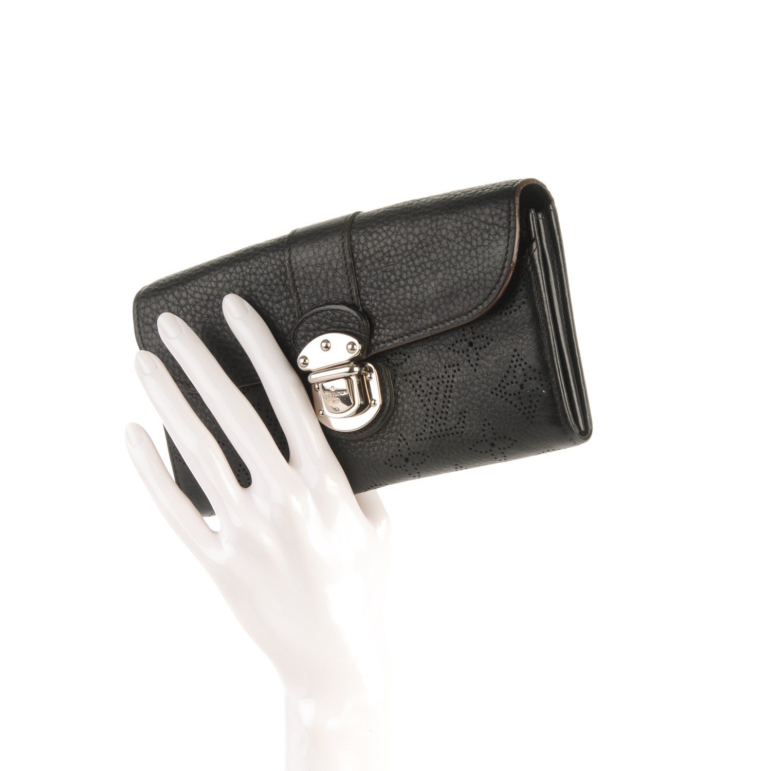 Louis Vuitton Mahina Iris Wallet Black 2 of 6