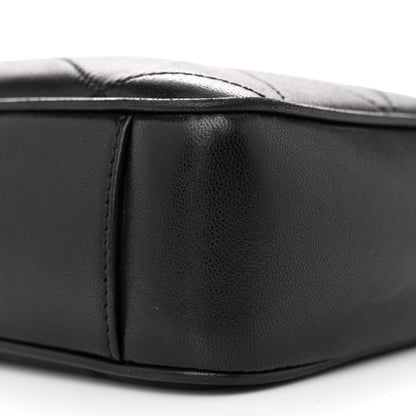 Saint Laurent Lambskin Quilted Le Maillon Chain Strap Crossbody Black 10 of 12