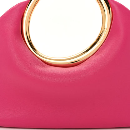 Jacquemus Calfskin Le Petit Calino Ring Top Handle Bag Dark Pink 8 of 10