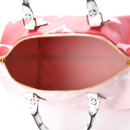 Louis Vuitton Monogram Giant Speedy Bandouliere 30 Rouge 6 of 10