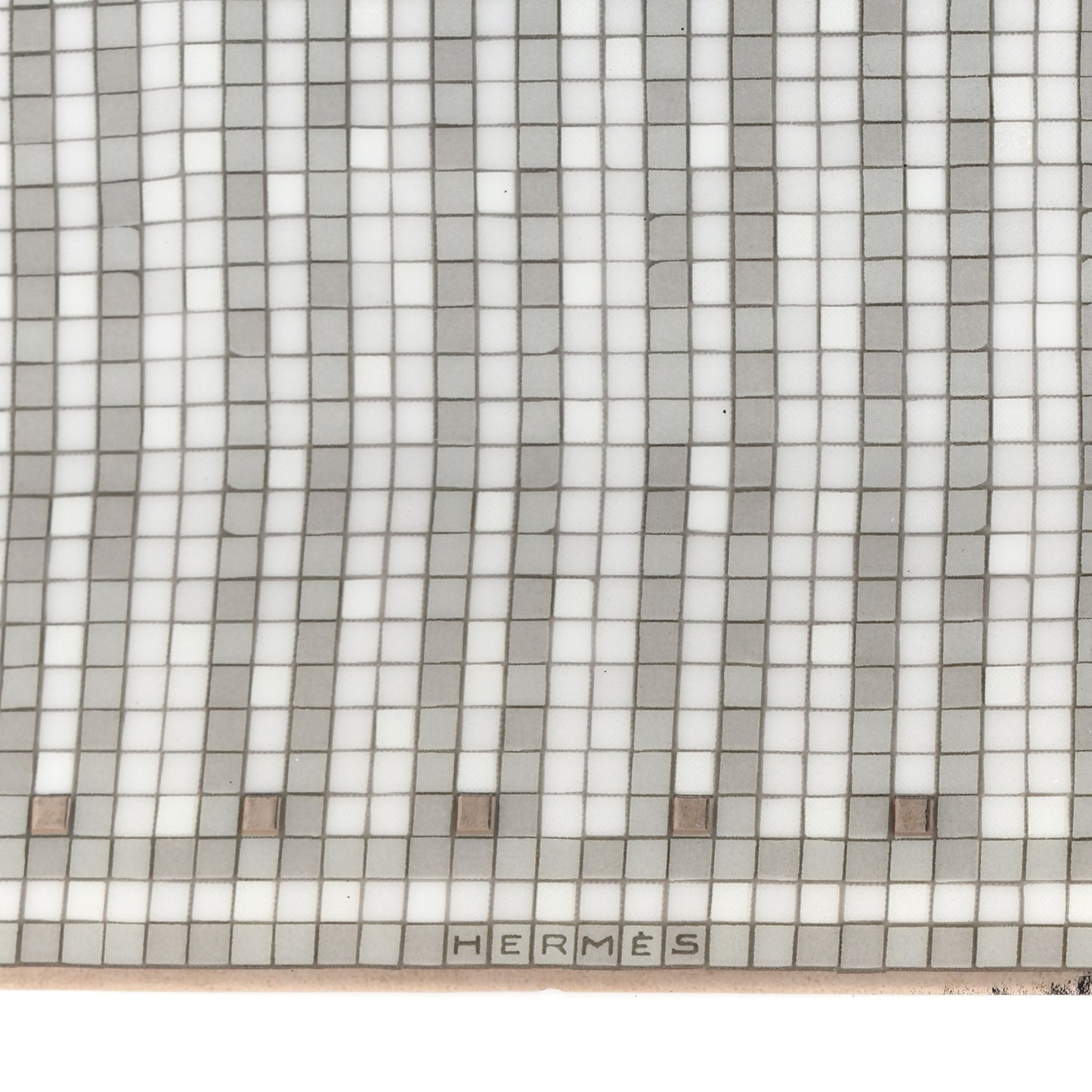 Porcelain Mosaique Au 24 Platine Square Plate N°2
